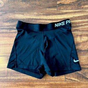 Black nike pro spandex.